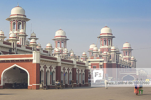 Bahnhof  Lucknow  Uttar Pradesh  Indien  Asien