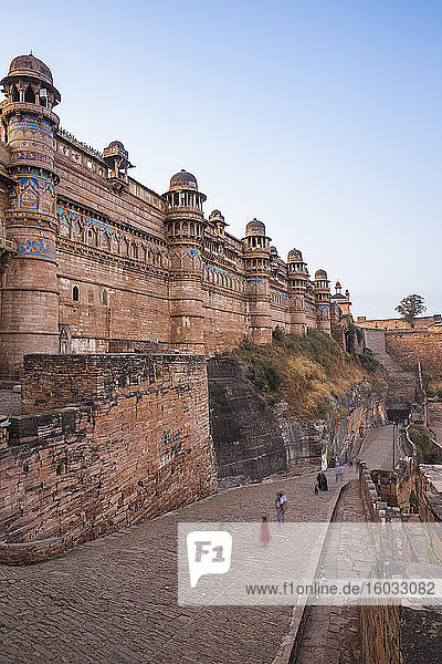 Man Singh Palace  Gwalior Fort  Gwalior  Madhya Pradesh  India  Asia