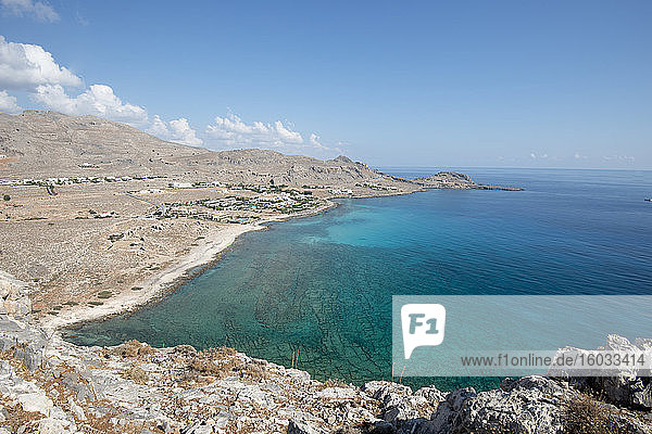 Ansicht der Bucht von Navarone  Rhodos  Dodekanes  Griechische Inseln  Griechenland  Europa