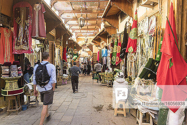 Morocco  Fez  Market in historic Medina