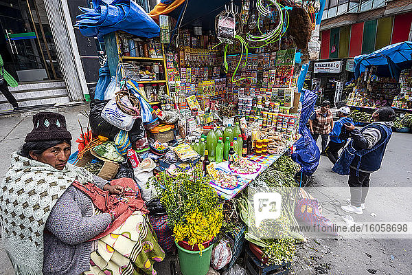 Mercado de Brujas (Hexenmarkt); La Paz  La Paz  Bolivien
