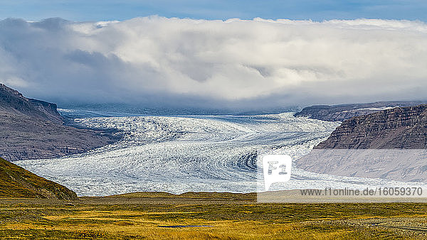 Hoffellsjokull-Gletscher  Vatnajokull-Nationalpark; Hornafjordur  östliche Region  Island