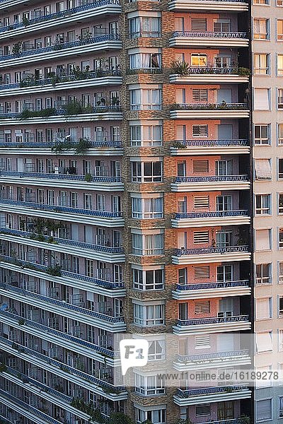 Wohngebäude in der Innenstadt von Sao Paulo  Brasilien  Südamerika