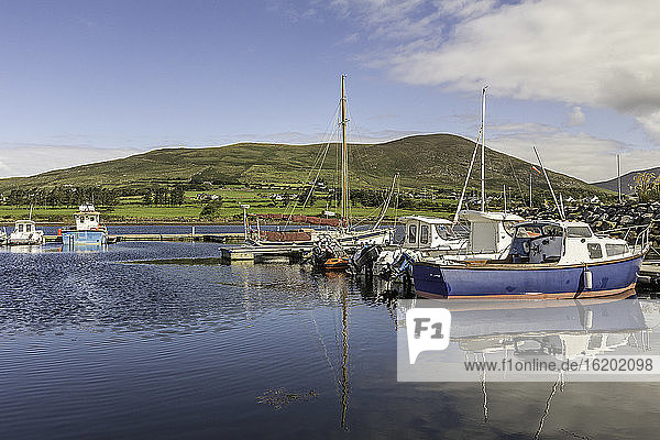Fischerboote  Hafen von Cahersiveen  Grafschaft Kerry  Irland