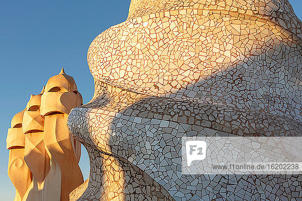 Architektonisches Detail  Casa Mila  Barcelona  Spanien
