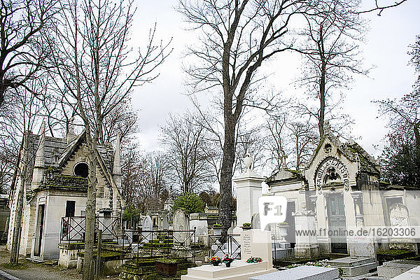 Friedhof Pere-Lachaise  Paris  Frankreich