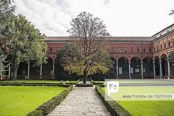 Formal garden  Catholic University of the Sacred Heart  Milan  Italy