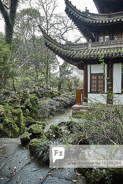 Baguo-Tempelgärten  Ningbo  Zhejiang  China
