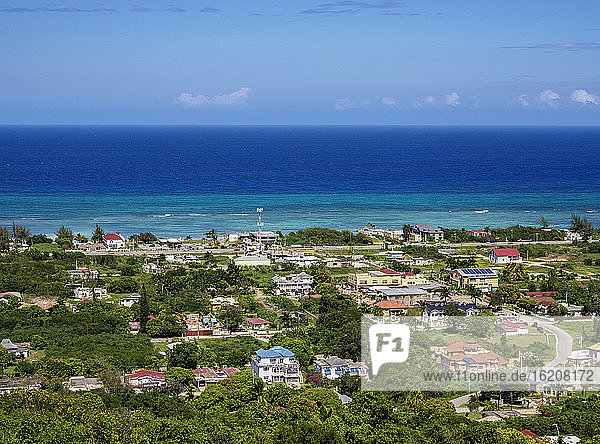 Küstenansicht vom Greenwood Great House  St. James Parish  Jamaika  Westindische Inseln  Karibik  Mittelamerika