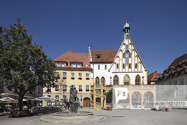 Germany  Bavaria  Amberg  View of town hall