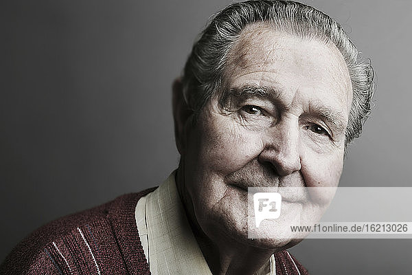 Portrait of senior man  close up