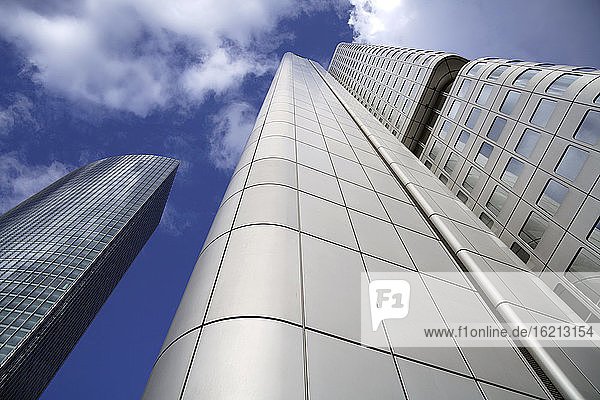 Germany  Frankfurt on the Main  Financial district  Dresdner Bank Building  Low angle view