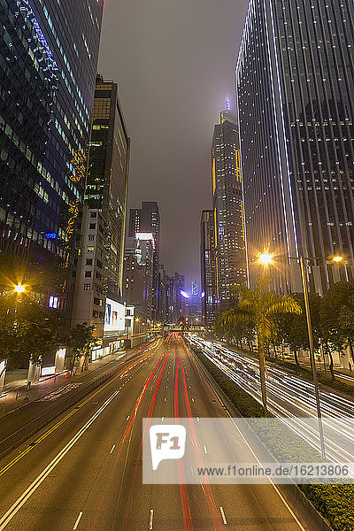 China  Hongkong  Blick auf die Stadt