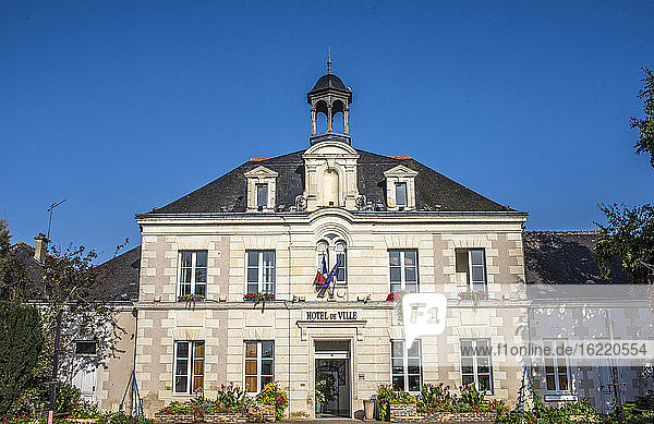 Frankreich  Zentrum Val de Loire  Indre-et-Loire  Ile-Bouchard  das Rathaus.