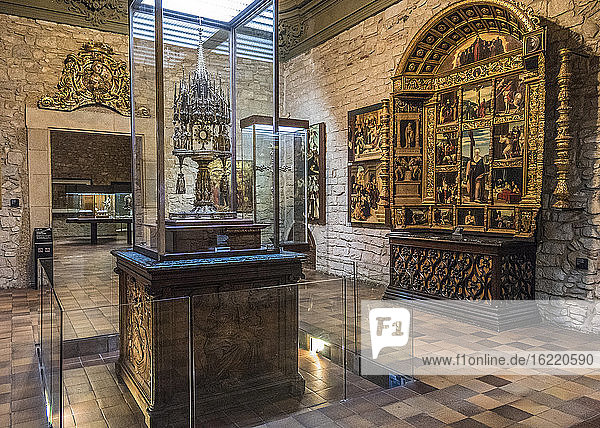 Spanien  Katalonien  Girona  Kathedrale der Heiligen Maria  Kapitularmuseum