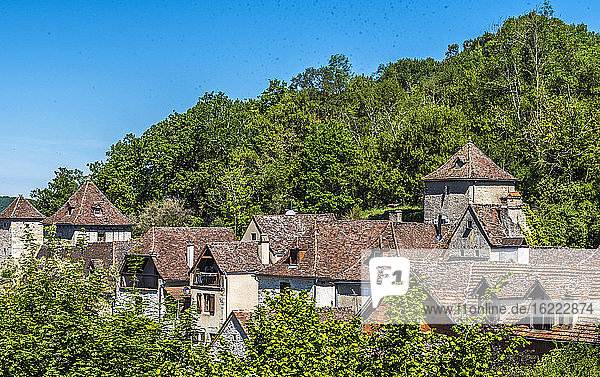 France, Occitanie, Quercy, Lot, Montvalent village