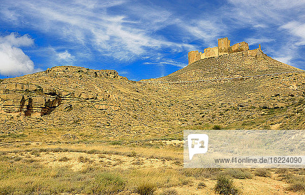 Spanien  autonome Gemeinschaft Aragaon  Provinz Huerca  Pyrenäen  ehemalige Festung und Kloster des Monte Aragon (Die Reconquista)