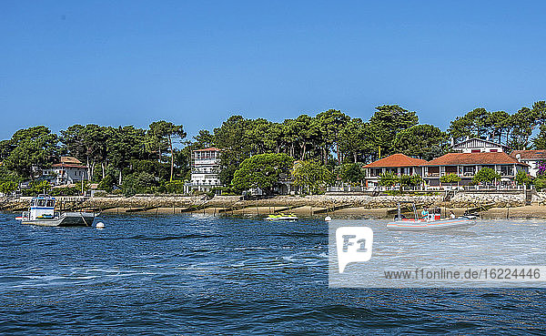 France, Arcachon bay, Cap Ferret, villas in Piquey