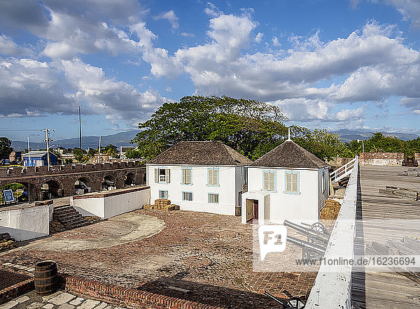 Fort Charles  erhöhte Ansicht  Port Royal  Kingston Parish  Jamaika  Westindische Inseln  Karibik  Mittelamerika