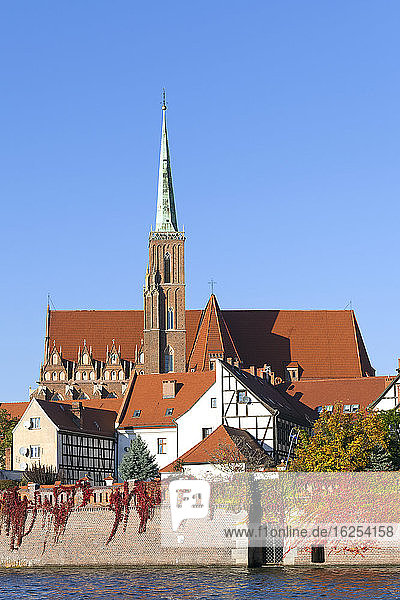 Stiftskirche vom Heiligen Kreuz und St. Bartholomäus; Breslau  Schlesien  Polen