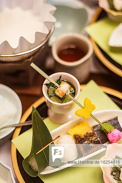 Einzelheiten über japanische Lebensmittel; Kyoto Kansai Japan