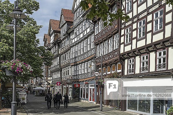 Fachwerkhäuser in der Altstadt von Hann. M?nden  Niedersachsen  Deutschland.