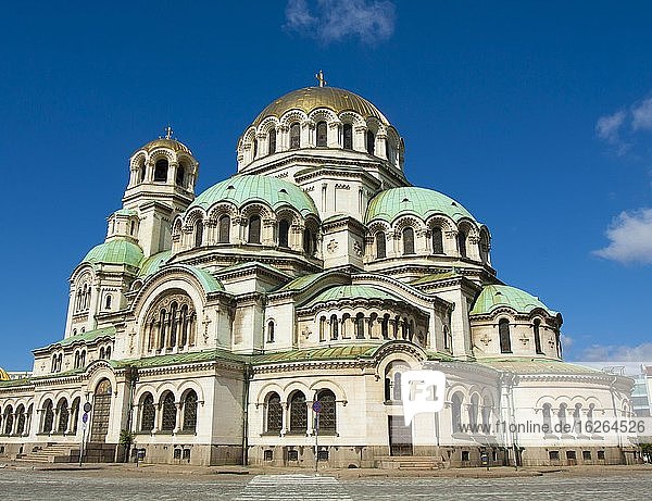 Orthodoxe Kathedrale von St. Alexander Newski  Hauptkathedrale der Stadt  Sofia  Bulgarien  Europa