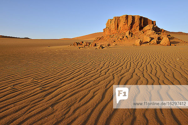 Afrika  Algerien  Sahara  Tassili N'Ajjer National Park  Tadrart  Sandsteinformation