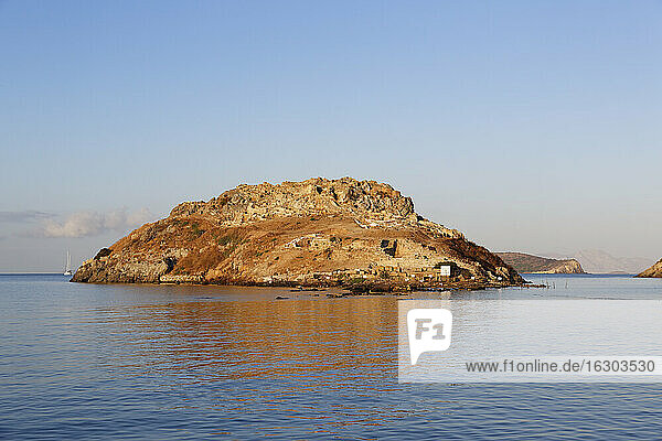 Turkey  Bodrum  Guemuesluek  Island with ancient town of Myndus