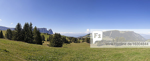 Italien  Südtirol  Seiseralm und Schlerngruppe