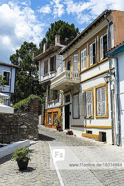 Alte osmanische Häuser  Xanthi  Thrakien  Griechenland  Europa