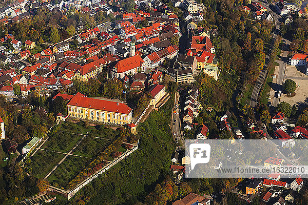Germany, Bavaria, Dachau, View of Dachau Castle