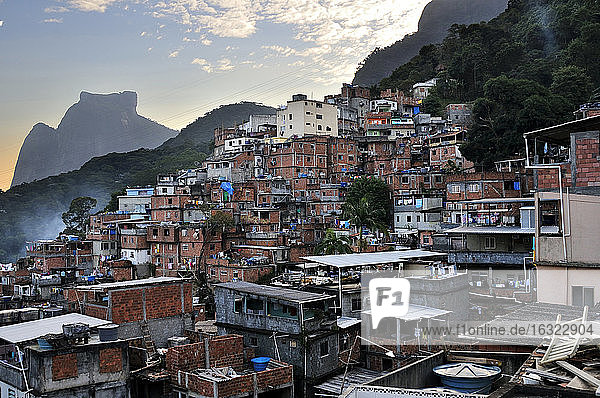 Brasilien  Rio de Janeiro  Ansicht der Favela Rocinha