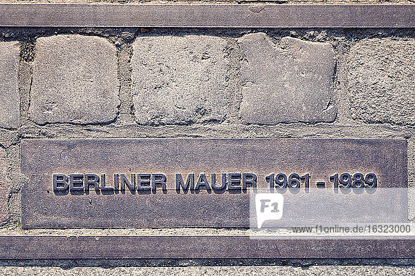 Germany  Berlin  Berlin Wall Memorial at Bernauer Strasse