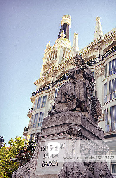 Spanien  Madrid  Calderon de la Barca Denkmal