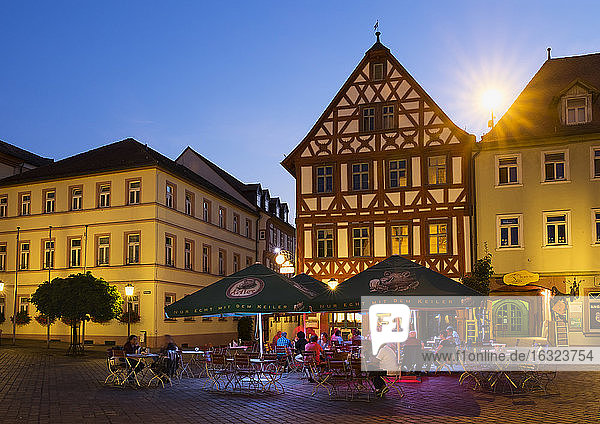 Germany  Bavaria  Karlstadt  market square