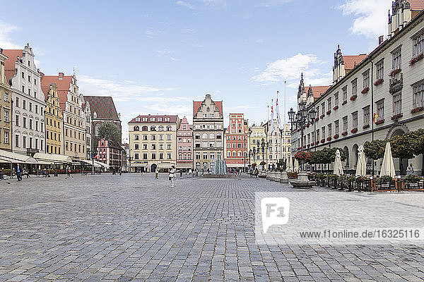 Polen  Breslau  Marktplatz