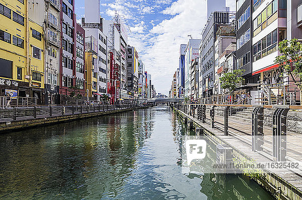 Japan  Osaka  Dotonbori  canal
