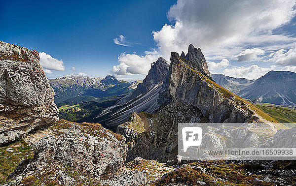 Naturpark Puez-Geisler  Dolomiten  Südtirol  Italien  Europa