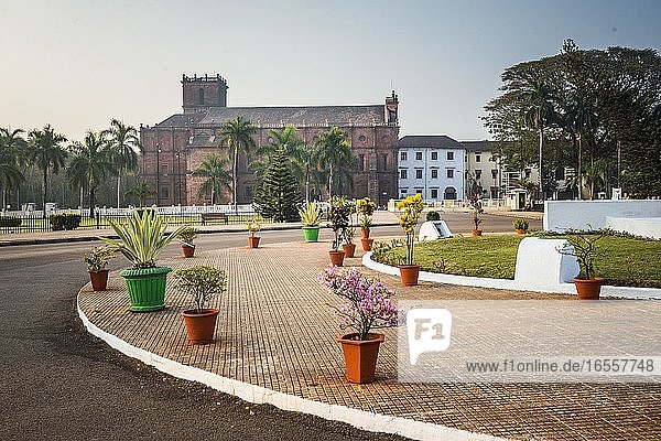 Basilika von Bom Jesus  UNESCO-Weltkulturerbe in Old Goa  Goa  Indien