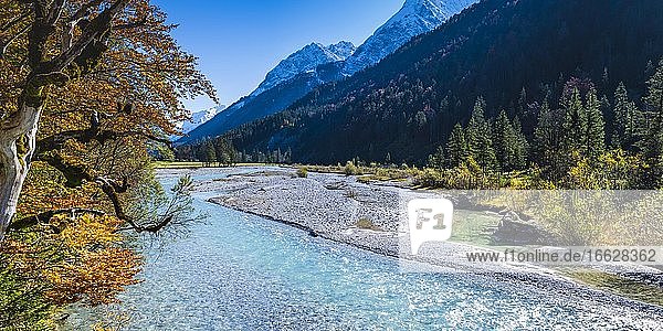 Rißbach  bei Hinterriß  Karwendelgebirge  Tirol  Österreich  Europa