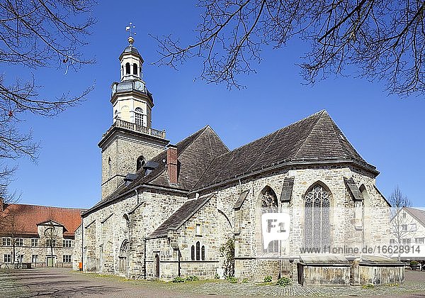 Evangelische Stadtkirche St. Nikolai  Rinteln  Weserbergland  Niedersachsen  Deutschland  Europa