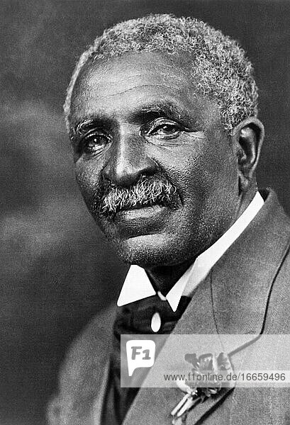 Tuskegee  Alabama: 1925
A portrait of scientist  botanist and inventor George Washington Carver at the Tuskegee Institute.