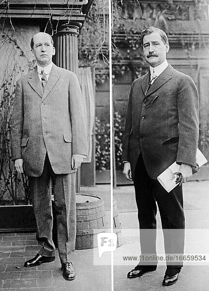 New York  New York  1912
L-R: Frederick Roy Martin  Assistant General Manager and Frank B Noyes  President and one of the founders  of the Associated Press co-operative organization of 860 newspapers.