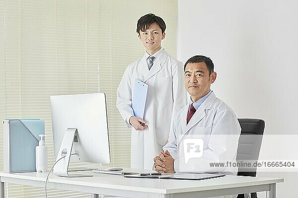 Japanese doctors in the studio