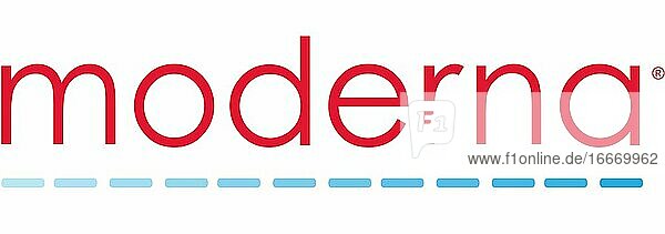 Logo Moderna pharmaceutical company