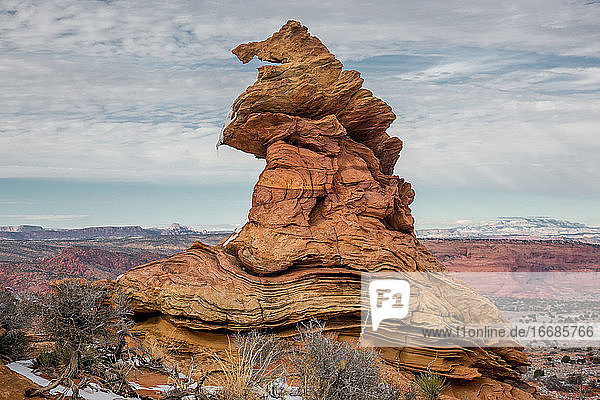 'Sorting Hat' aka 'Witches Hat' in Cottonwood Cove  Coyote Buttes