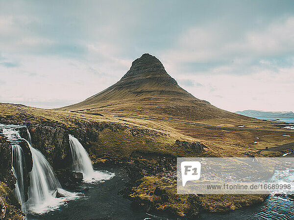 Panoramaansicht von Island  erstaunliche Landschaften