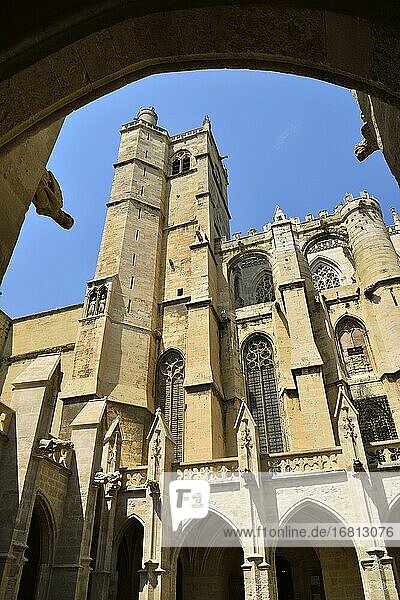 Frankreich  Aude  Narbonne  Kathedrale St Just et St Sauveur.