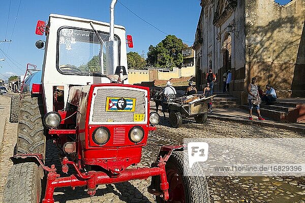 Traktor in Trinidad  Kuba.